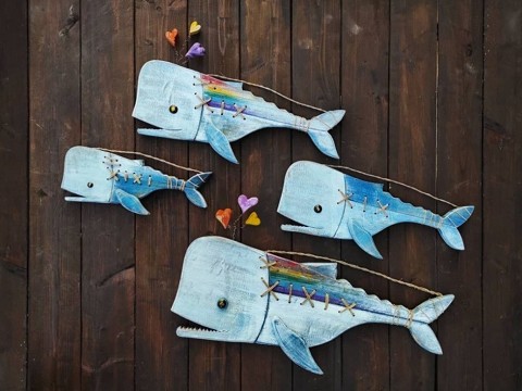 Balene arcobaleno Franci creazioni