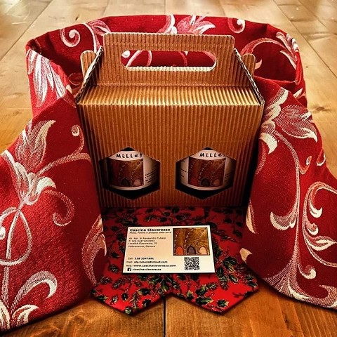 Confezione regalo vasetti di miele millefiori da 500 gr Cascina Clavarezza Idea regalo